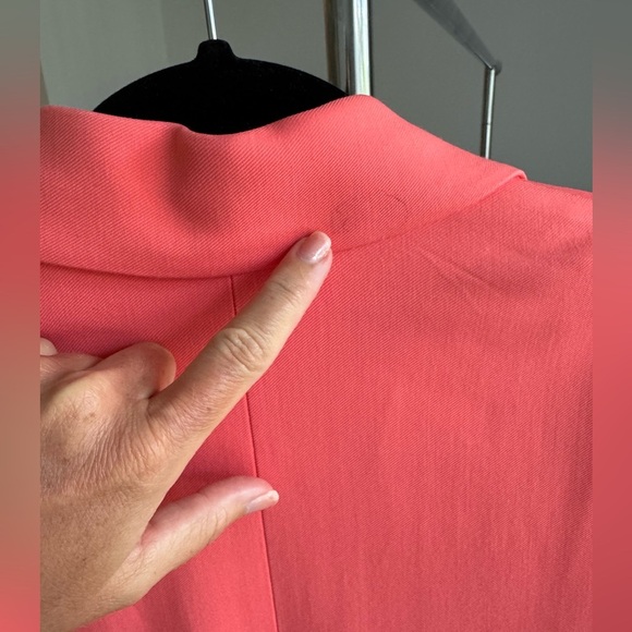 $695 New A.L.C. Dakota Pink Coral Peach Oversized Blazer Jacket Size 4 NWT - Picture 9 of 15